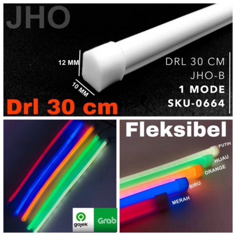 LAMPU LED ALIS FLEKSIBEL NEON 30 CM NYALA DIAM  ALIS NEON 30 CM DIAM