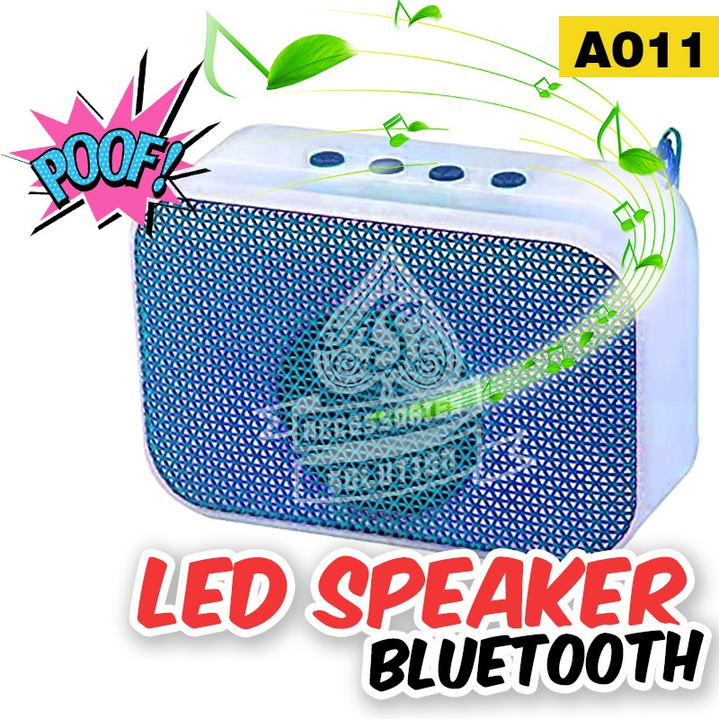 SPEAKER Bluetooth Mini LED Wireless Speaker A011 USB / Speaker Bluetooth T5 Wireless Portable Speaker Mini