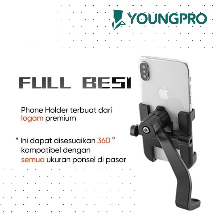 Holder Hp Besi Phone Stand dudukan hape alat penyangga hp