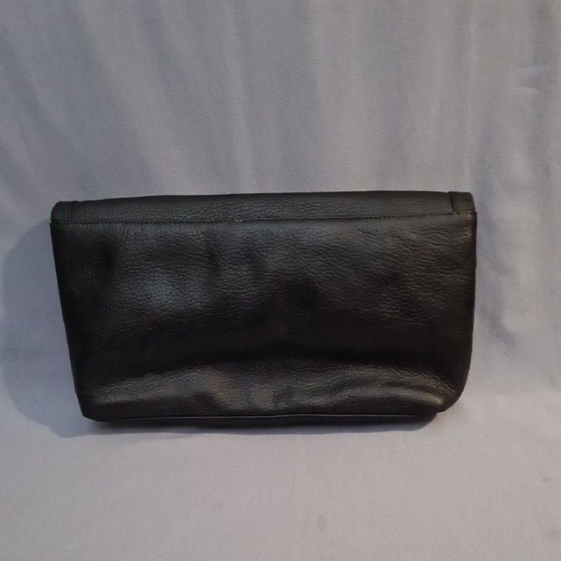 LEATHER BAG COU* BLACK