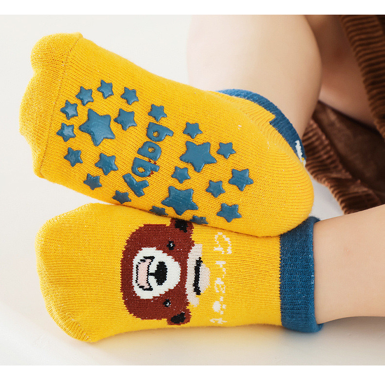 [1KG 52PCS] Babyland Kaos Kaki Bayi Antislip Motif Kartun Hewan