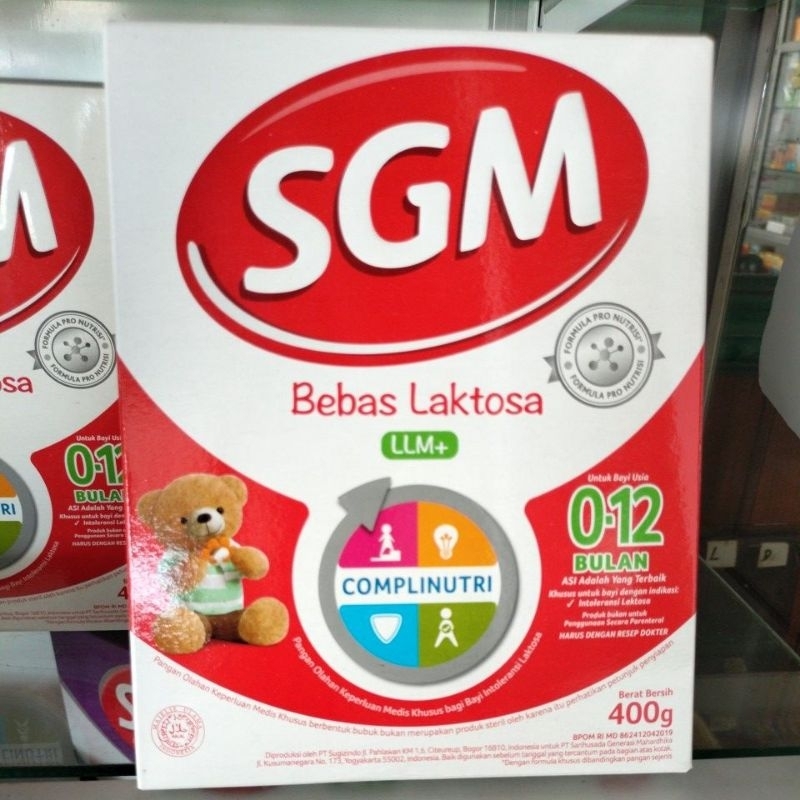 SGM LLM+ 400 GR 0-12 BULAN / SUSU NON LACTOSA UNTUK DIARE