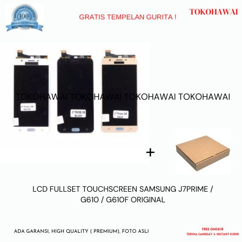 LCD FULLSET TOUCHSCREEN SAMSUNG J7PRIME / G610 / G610F ORIGINAL