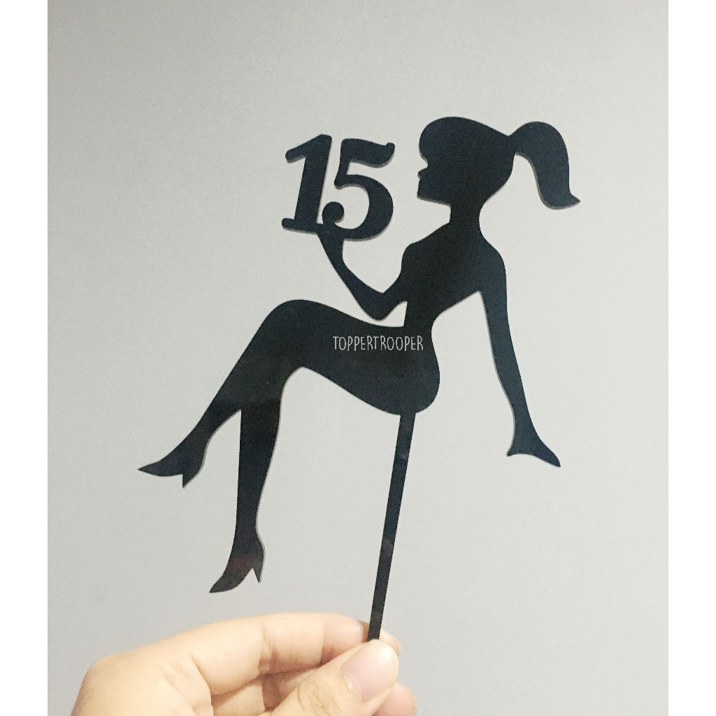 Custom Topper Birthday | Hiasan Kue Akrilik | Cake Topper Acrylic