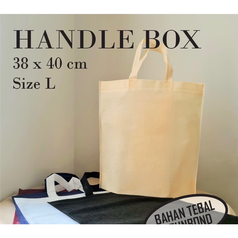 

Goodiebag lebar bawah 38x40 (alas 12cm) tas gogreen