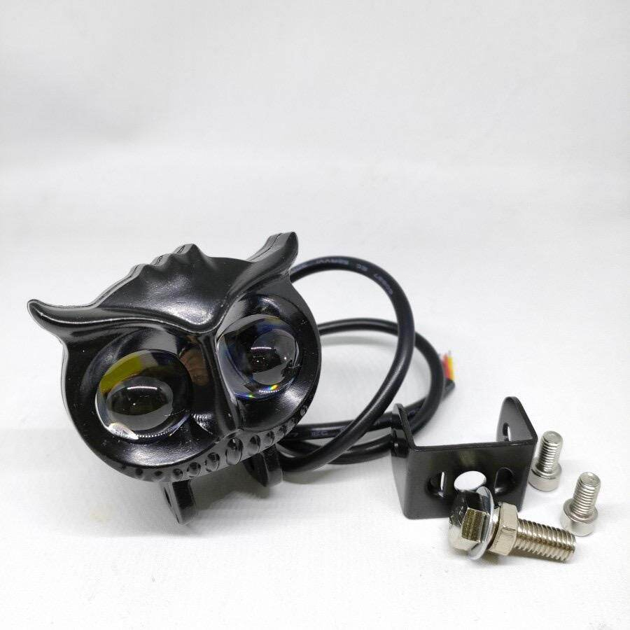 LAMPU SOROT LED/LAMPU TEMBAK LED/LAMPU SOROT OWL 2 LED DC 12-24V 40W CAHAYA KUNING-PUTIH/LAMPU TEMBAK MOTOR SUPER TERANG/LAMPU SOROT MOTOR TERANG/LAMPU SOROT OWL KEPALA OWL/LAMPU TEMBAK OWL/LED SOROT MOTOR DAN MOBIL/LED TEMBAK TERANG/OWL LED/LAMPU SOROT