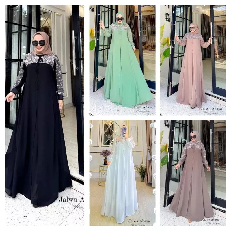 jalwa abaya jasmine by m2y miss jasmine
