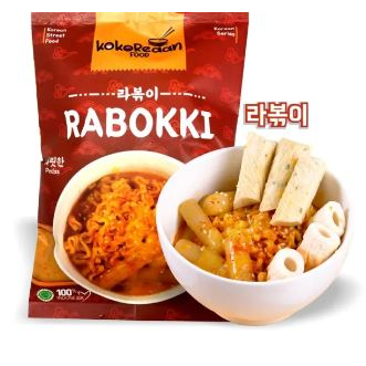 Toppoki KOKOREAN RABOKI kokorean rabokki Homemade Raboki Tokpoki Topokki Pedas Terciduk KOKOREAN HALAL (200gr)