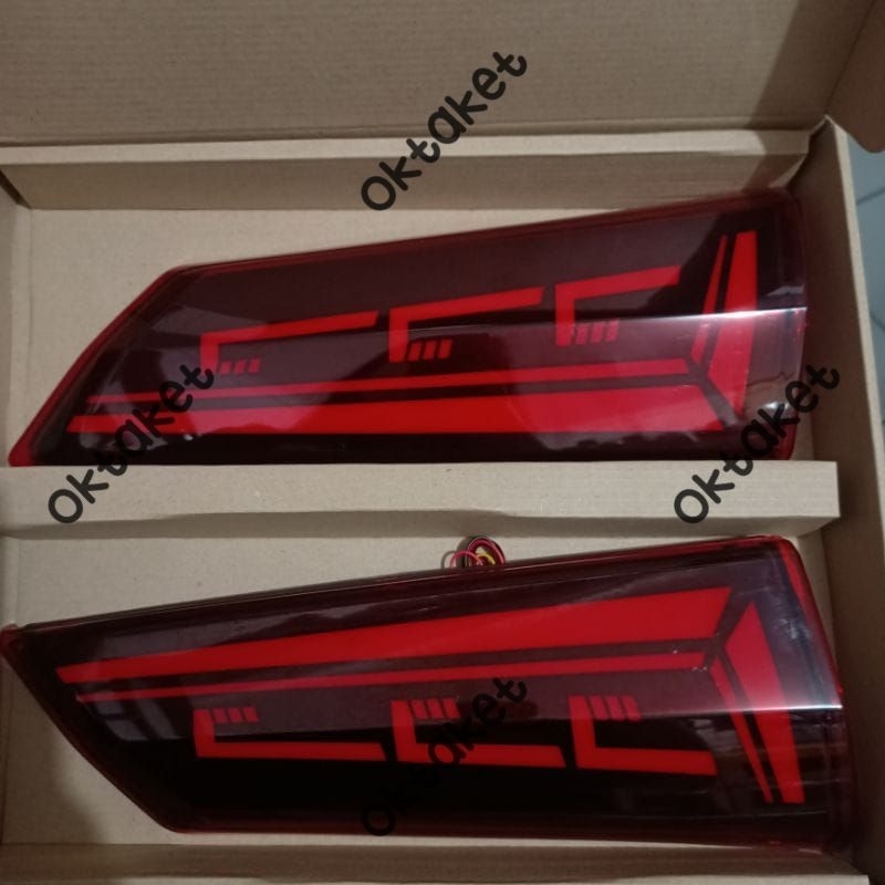 lampu reflektor Tambahan belakang Calya Sigra 2016 2018 2019 2022 2023 Running Led