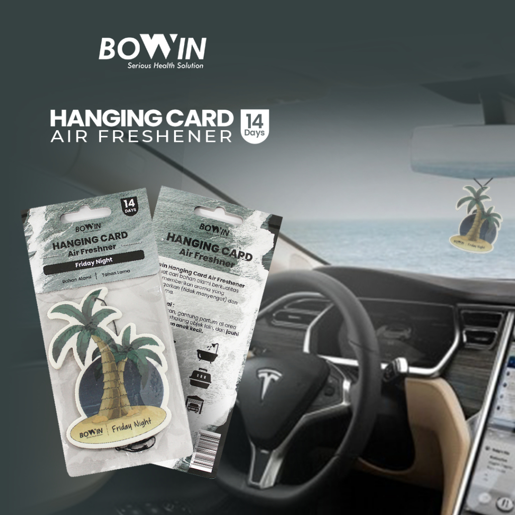 Bowin Parfum Gantung Mobil &amp; Ruangan (Pengharum, Pewangi, Aromaterapi)