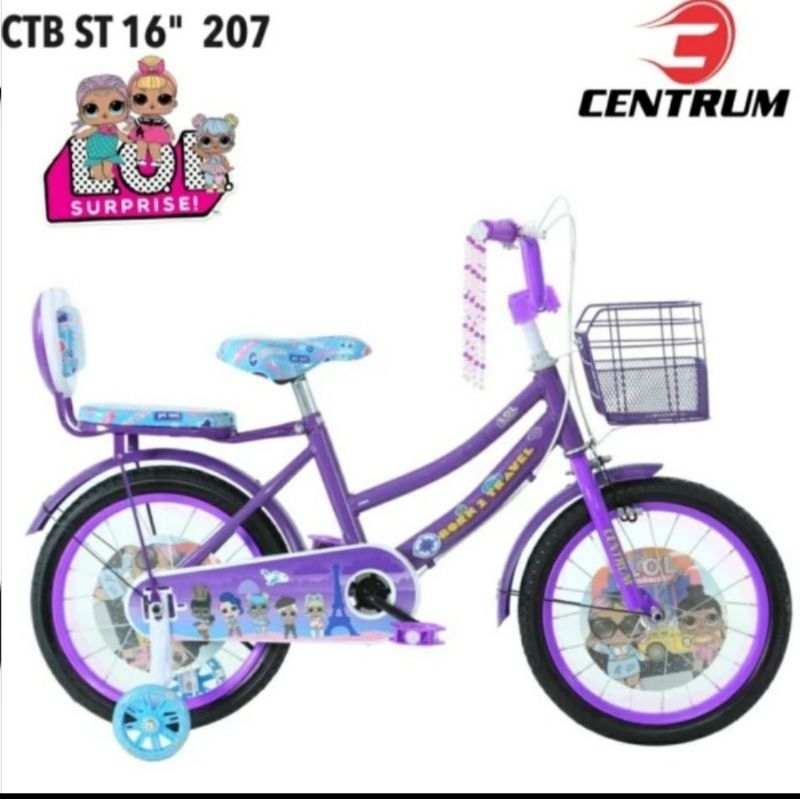 Sepeda anak perempuan 16 mini centrum