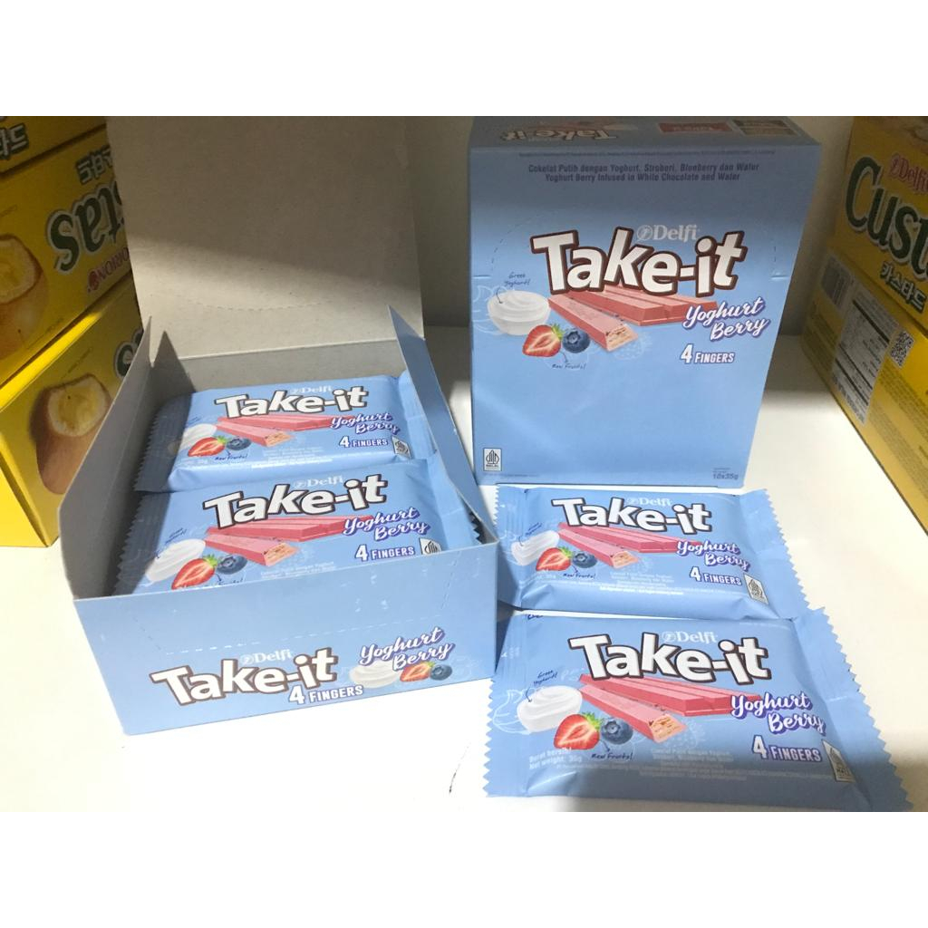 DELFI TAKE IT 4F 35G ISI 10 PC GREEN TEA / YOGHURT BERRY (NEW)