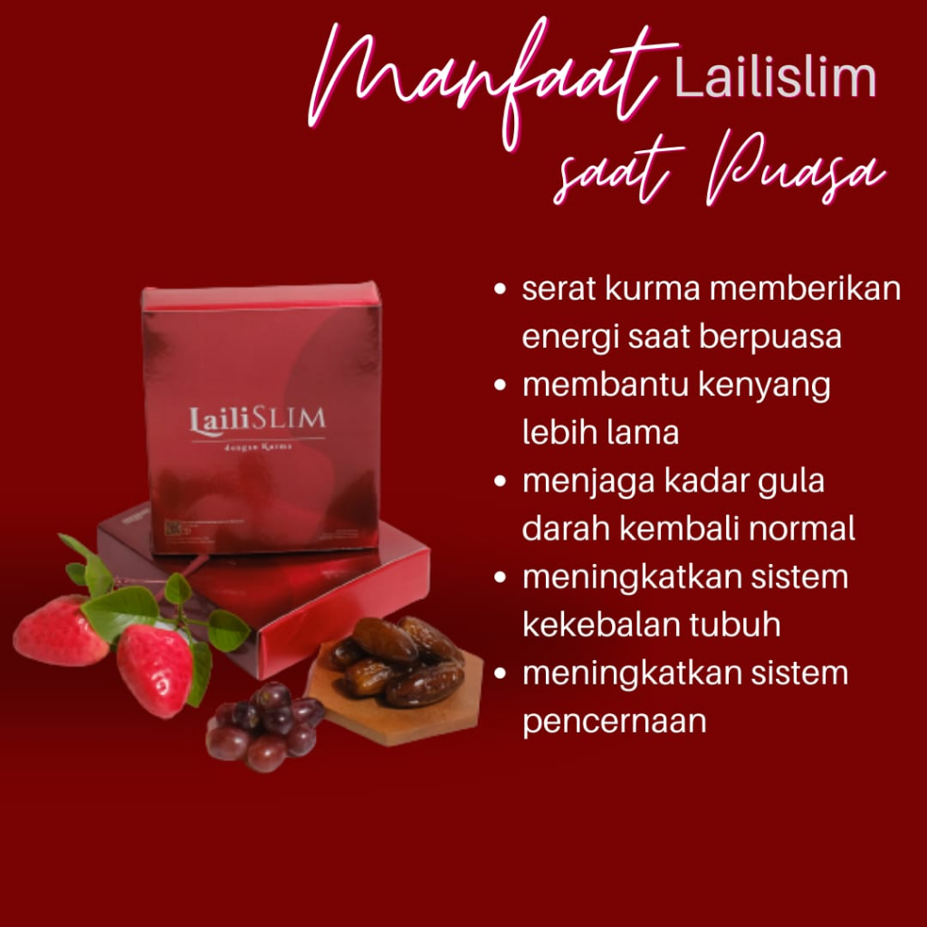 (ORIGINAL) LAILI SLIM MINUMAN FIBER PELANGSING BADAN
