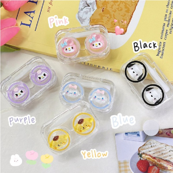 KOTAK SOFTLENS KARAKTER LUCU LENSA CASE SANRIO