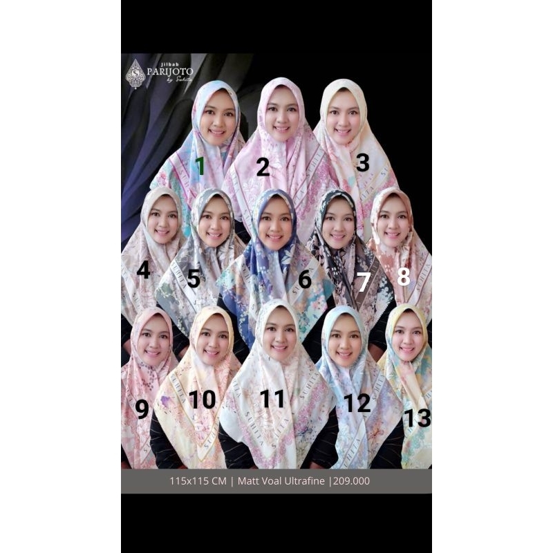 JILBAB PARIJOTO - BY SUHITA - JILBAB SUHITA - JILBAB KHILMA ANIS - HIJAB - LG99