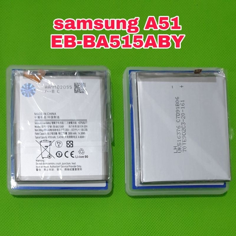 batu batre baterai samsung A51 a515 eb-ba515aby ori 100a