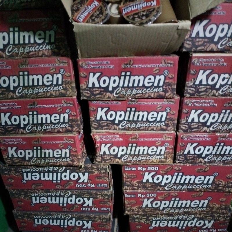 

minuman gelas kopimen/cappuccino harga 1 dus isi 24pics