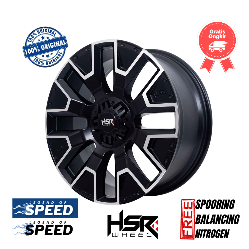 Velg HSR Ring 20 DOLASI( Fortuner, Pajero, Hillux, Navara, Everest Dll )