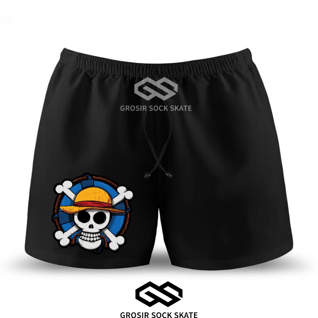 BOXER CELANA PENDEK MUSIC KARTUN ONE PIECE