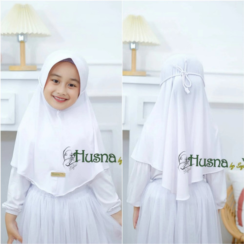 Jilbab Bergo Kerudung Ropel Tali Ulir Anak /Hijab Tali Kepang KIDS