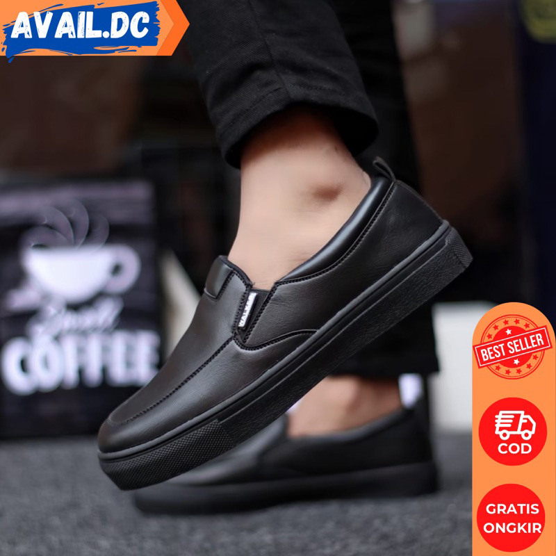 AVAIL.DC Sepatu pria slip on sneakers sepatu kasual cowok kean original
