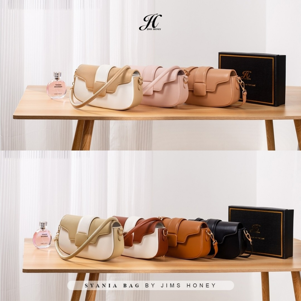 Syania Bag Jims Honey Tas Selempang Wanita Clutch slingbag Free Box