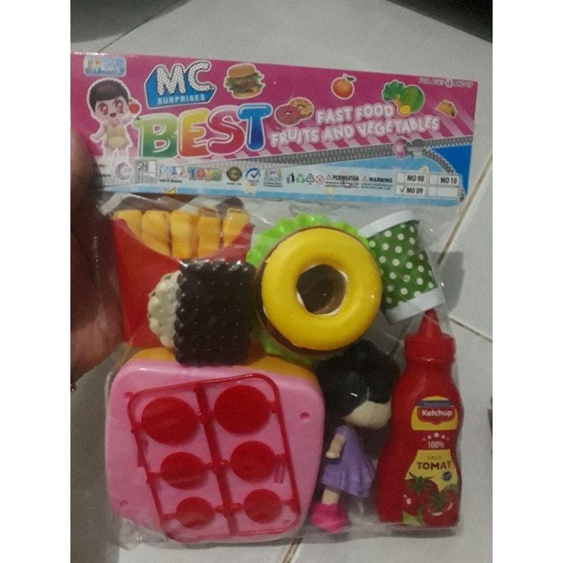 MAINAN ANAK KASIR +KFC /MAINAN PERLENGKAPAN KASIR