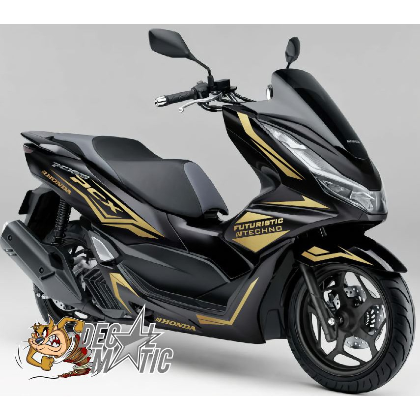 Striping PCX 150 / 160 HitamTerlaris - CSPC09 Gold / Emas