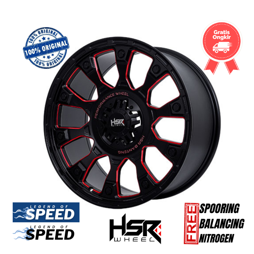 Velg HSR Ring 20 BANTENG ( Fortuner, Pajero, Hillux, Navara, Everest Dll )