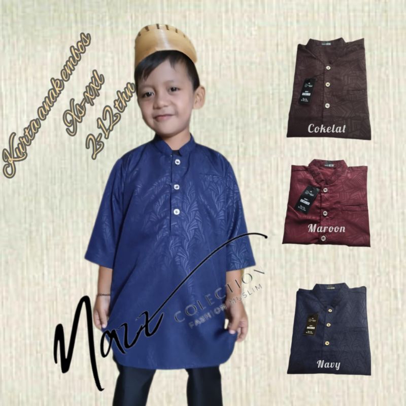 kurta anak embos 3/4 /Koko Pakistan anak embos