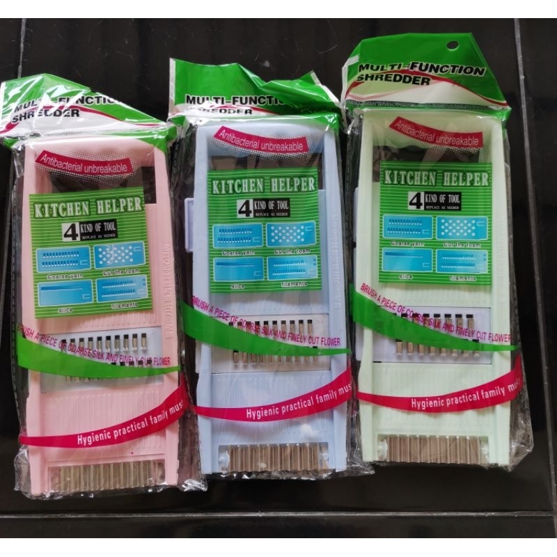 PARUTAN SERBAGUNA MULTIFUNGSI 4IN1 PARUTAN BUAH DAN SAYUR MULTIFUNGSI SHREDDER