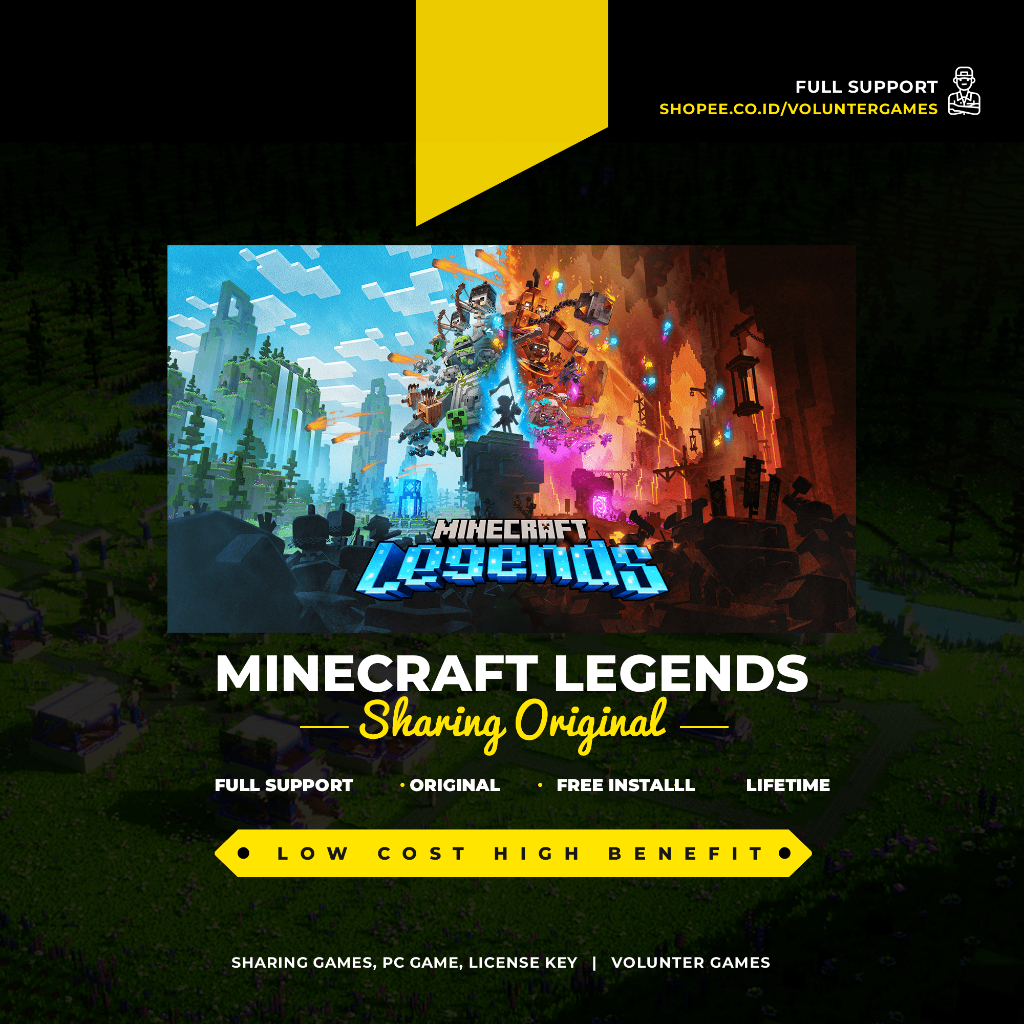 MINECRAFT LEGENDS PC Original ONLINE