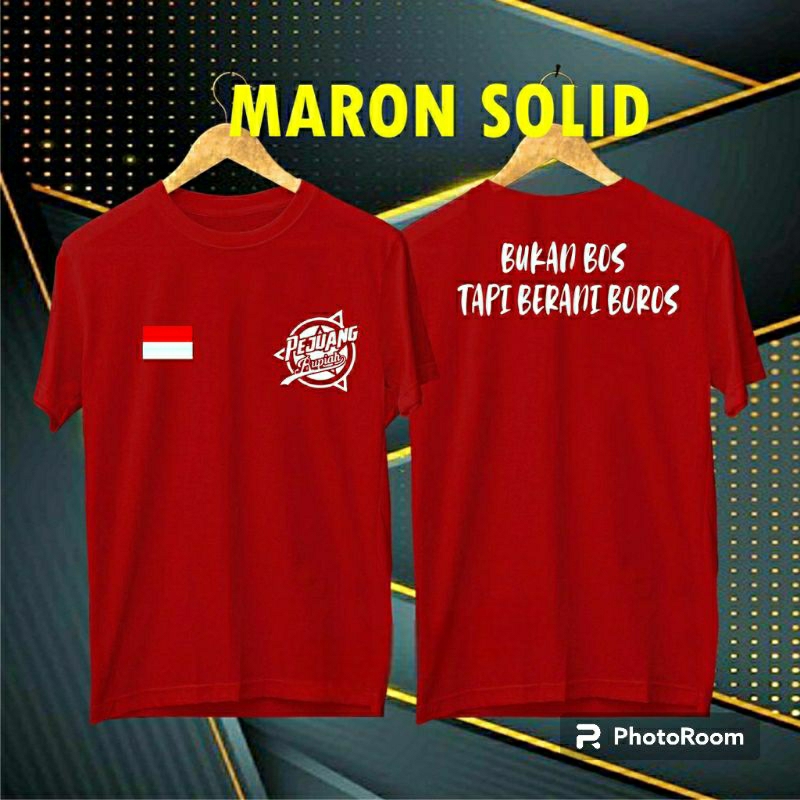 COD/ KAOS BUKAN BOS TAPI BERANI BOROS kaos pria kaos murah wanita pria distro