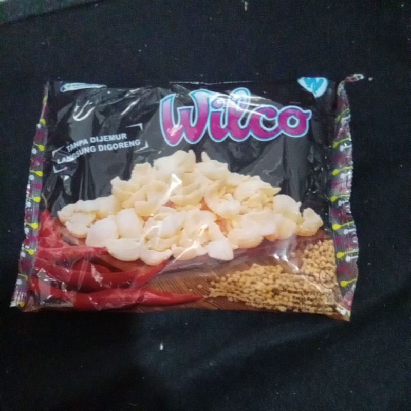 

krupuk pedas mentah Wilco