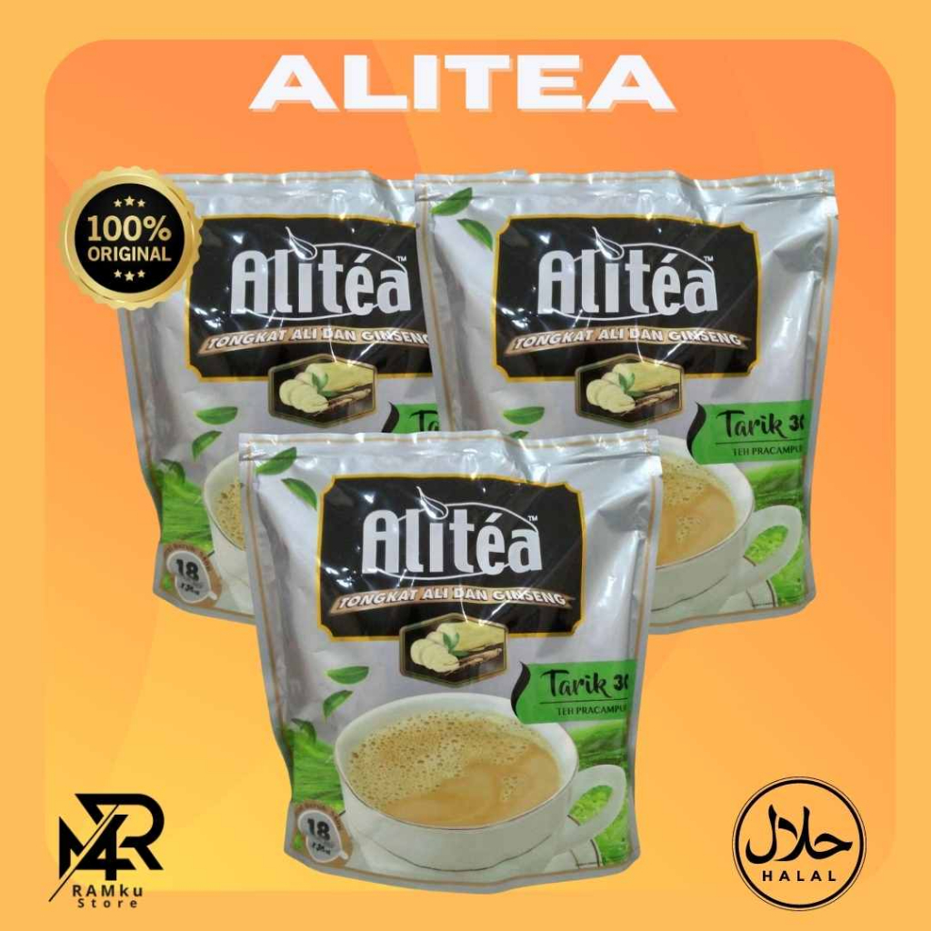 

Alitea teh tarik 5in1 tongkat Ali dan ginseng Malaysia Halal dan Original