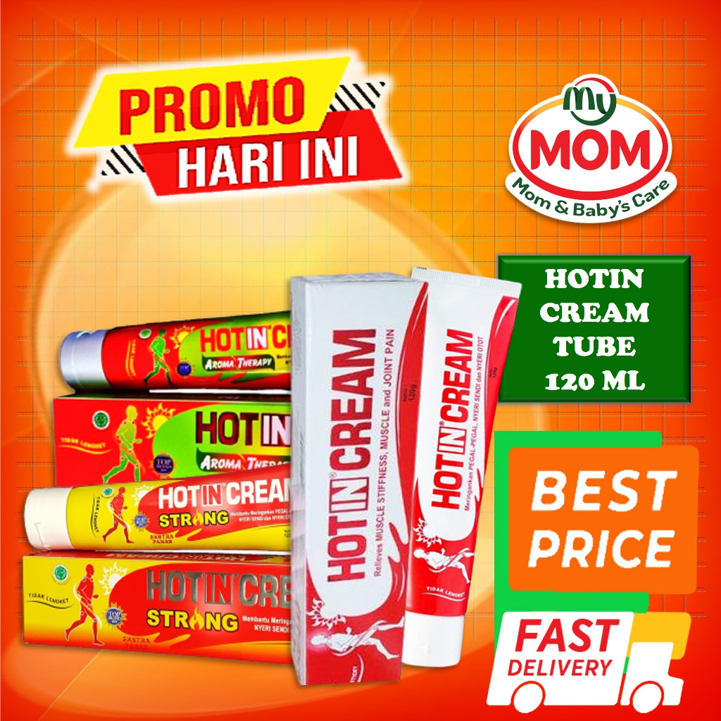 [BPOM] Hotin Cream TUBE Series 120ml &amp; 60ml / Hot in Krim Pegal Nyeri Otot 120 ml &amp; 60 ml / MY MOM