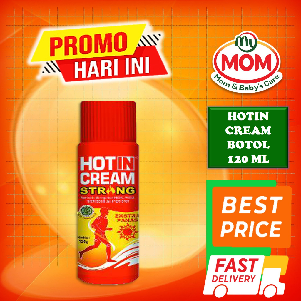 [BPOM] Hotin Cream Botol Series 120ml &amp; 60ml / Hot in Krim Pegal Nyeri Otot 120 ml &amp; 60 ml / Krim Gosok / MY MOM