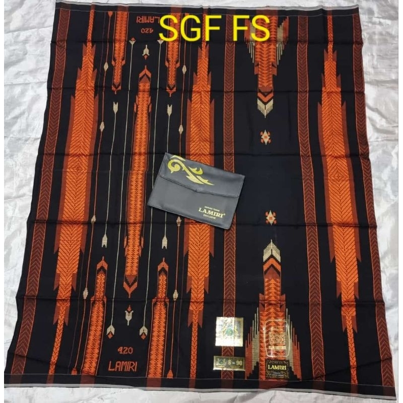 Sarung LAMIRI FULL SUTRA 420 Motif SGF SGE SGL SGA Mix GOLD