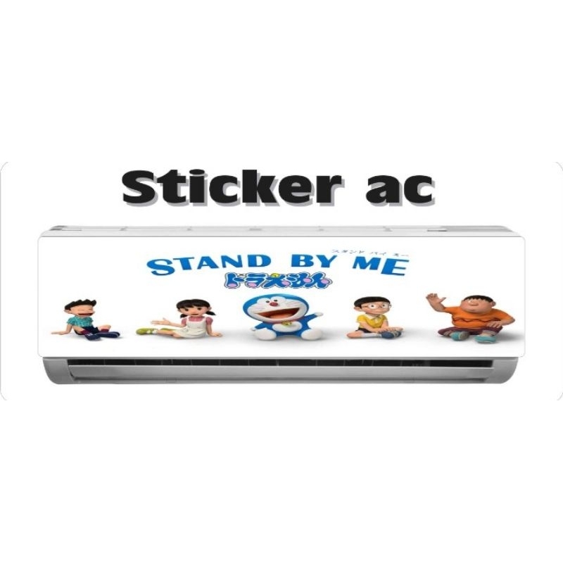 Wallpaper sticker AC untuk ukura 80 x 25 cm karakter unik dan lucu