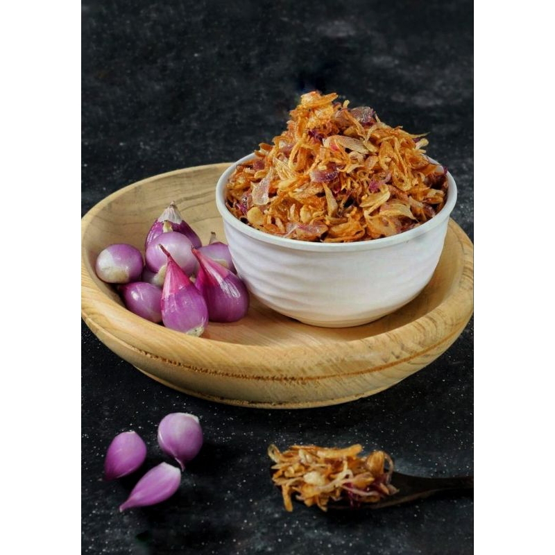 

FREE ONGKIR!!! Bawang Merah Premium Goreng 1kg - Kemasan Standing Pouch