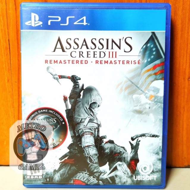 Assassins Creed III Remastered PS4 Kaset Assasins Creed 3 Remastered PS4 Playstation PS 4 5 Liberation Assassin's liberations liberaton liberasion AC creeds asassins assasin assassin asassin asasins AC asasin cred creed3 liberate cd bd games remaster ps5