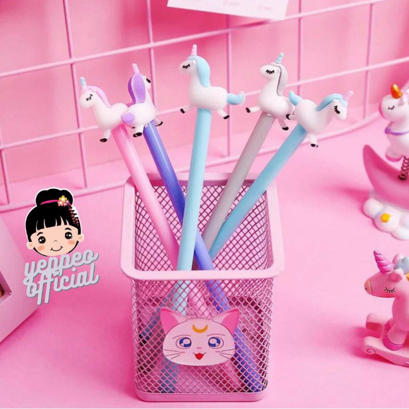 

YO - PULPEN GEL UNICORN | PULPEN GEL KARAKTER | PULPEN GEL LUCU | BARANG LUCU UNTUK SEKOLAH