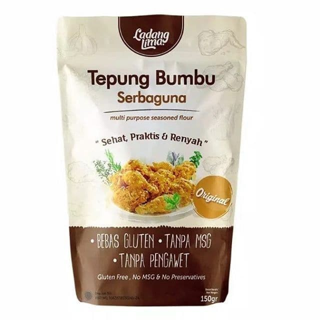 

Ladang Lima Tepung Bumbu Serbaguna Gluten Free