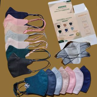 Masker Duckbill Hijab YnB care 3Ply Mix warna isi 50 pcs