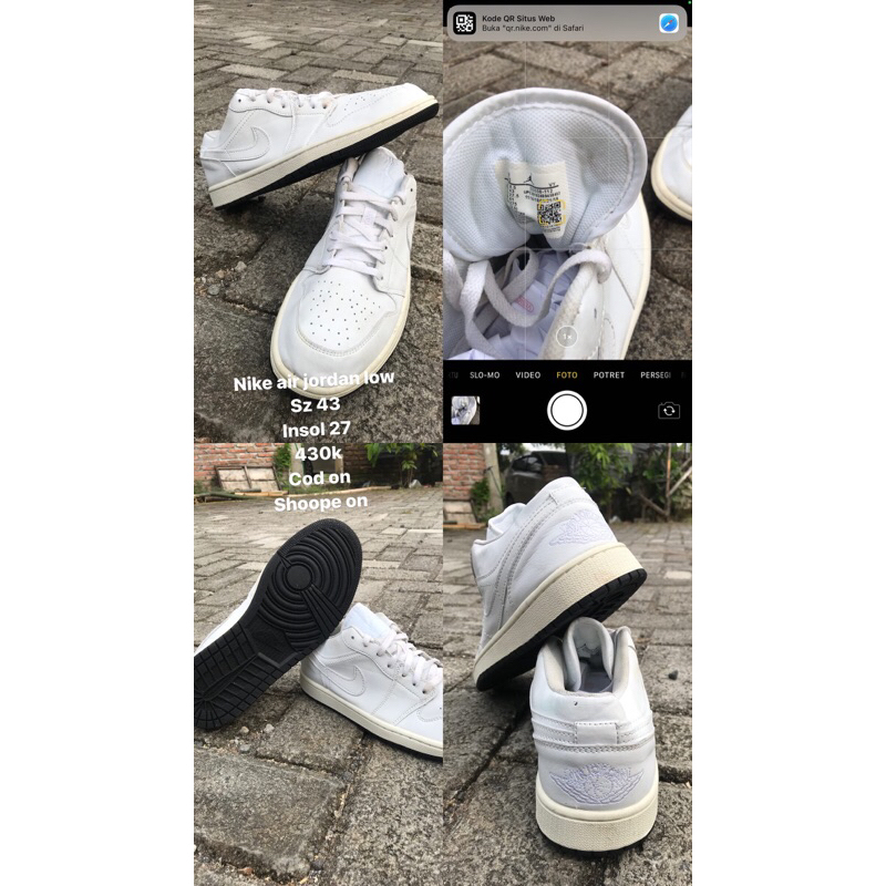 aj low white black