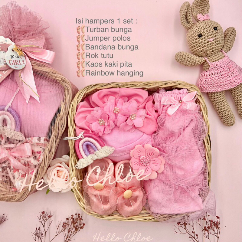 HELLO CHLOE - NEW !! Cotton Candy Series | Newborn Baby Gift Set | Hampers Baby | Kado Lahiran Bayi