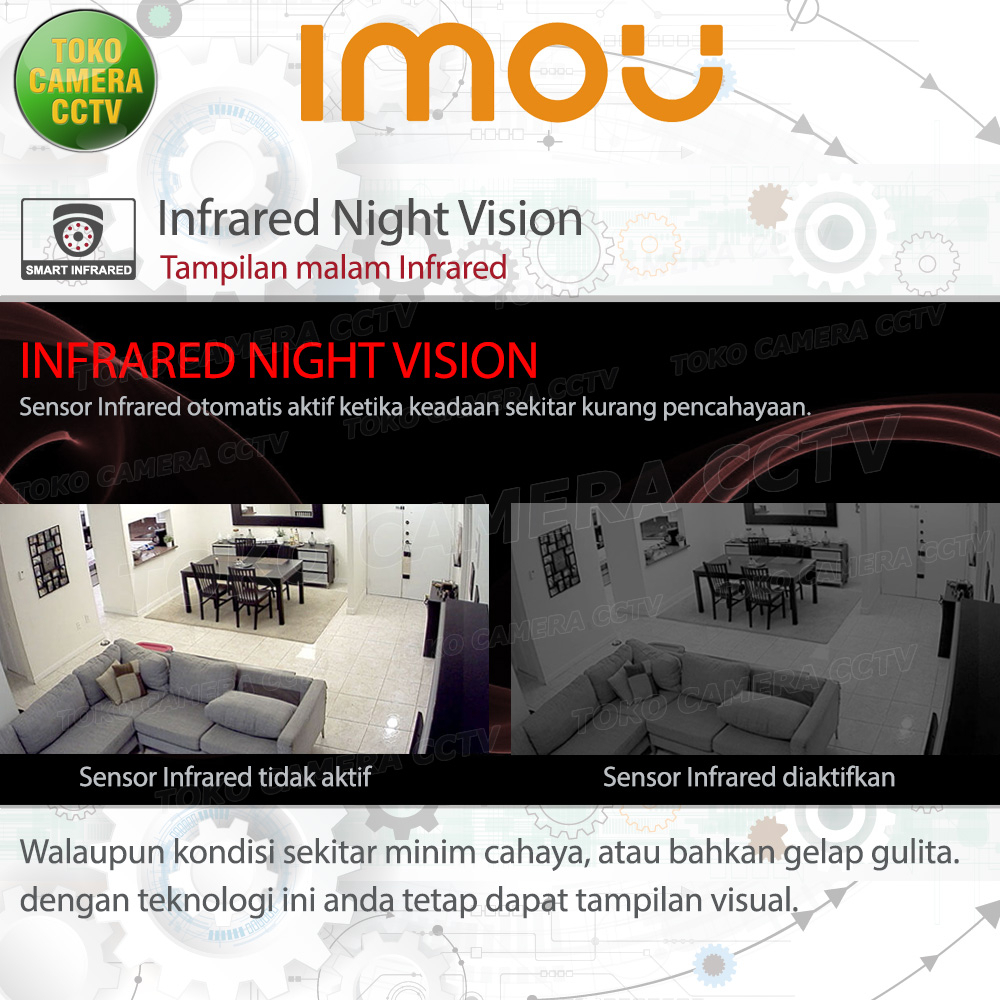 IMOU TURRET POE IPC-T22EA KAMERA IP CAMERA 2MP DAHUA ONVIF IP CAM