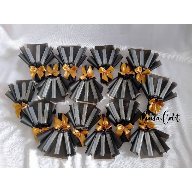 

❤️BundaCraft❤️ Buket angpao || slot uang menggunakan sedotan Boba || wrapping kertas cellophane