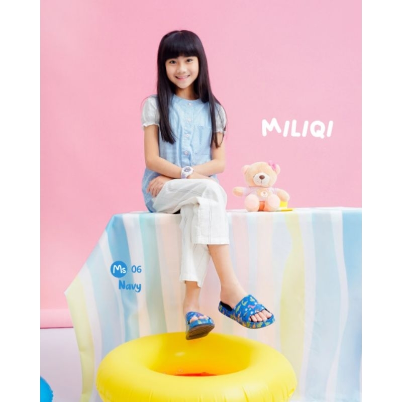 Sandal MS 06 Miliqi | Sandal Unisex Anak Motif Printing
