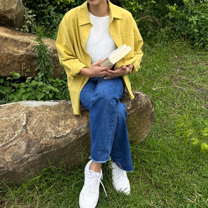 (𝐑𝐨𝐬𝐞𝐥𝐥𝐚𝐜𝐥𝐨𝐬𝐞𝐭) SO HEE SHIRT | Kemeja oversized korea| kemeja berbahan linen import